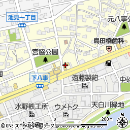 愛知県名古屋市天白区元八事2丁目37周辺の地図