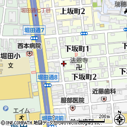 市岡バレエ団堀田スタジオ周辺の地図