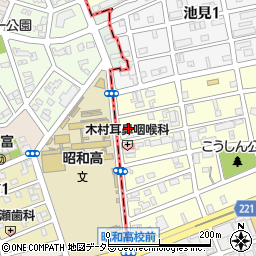 愛知県名古屋市天白区元八事1丁目39周辺の地図