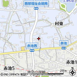 愛知県日進市赤池町村東141周辺の地図