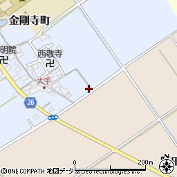 滋賀県近江八幡市金剛寺町844周辺の地図
