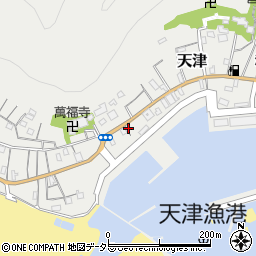 千葉県鴨川市天津1384-1周辺の地図