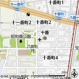 冨田マンション公園周辺の地図