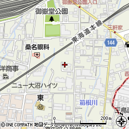 静岡県駿東郡長泉町下土狩166-9周辺の地図