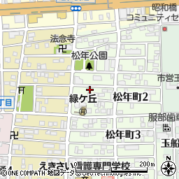 愛知県名古屋市中川区松年町2丁目29周辺の地図