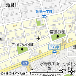 愛知県名古屋市天白区元八事1丁目222周辺の地図