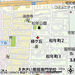 愛知県名古屋市中川区松年町2丁目29-4周辺の地図