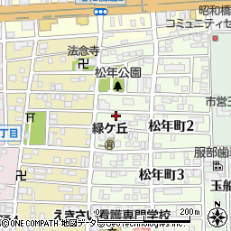 愛知県名古屋市中川区松年町2丁目29-3周辺の地図