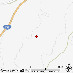 愛知県北設楽郡設楽町川向黒石周辺の地図