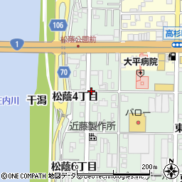 愛知県名古屋市中川区下之一色町松蔭４丁目周辺の地図
