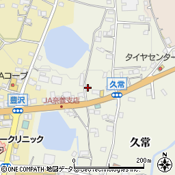 岡山県勝田郡奈義町久常259周辺の地図
