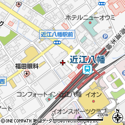 近江トラベル株式会社近江八幡旅行センター周辺の地図