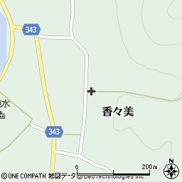 岡山県苫田郡鏡野町香々美464周辺の地図