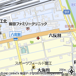 すき家１国蟹江新田店周辺の地図