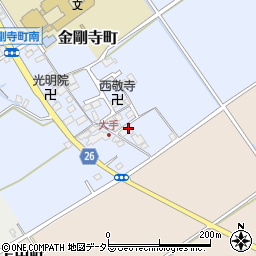滋賀県近江八幡市金剛寺町91-3周辺の地図