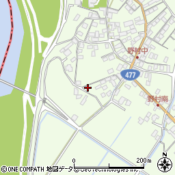 滋賀県近江八幡市野村町1046周辺の地図