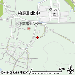 兵庫県丹波市柏原町北中205周辺の地図