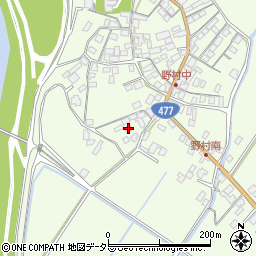 滋賀県近江八幡市野村町1054周辺の地図