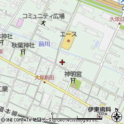 静岡県沼津市大塚周辺の地図
