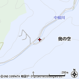 愛知県豊田市野口町奥の空周辺の地図