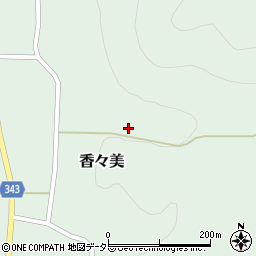 岡山県苫田郡鏡野町香々美520周辺の地図