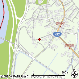 滋賀県近江八幡市野村町1048周辺の地図