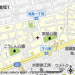 愛知県名古屋市天白区元八事1丁目220周辺の地図