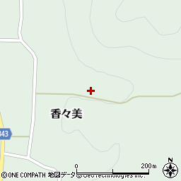 岡山県苫田郡鏡野町香々美520周辺の地図