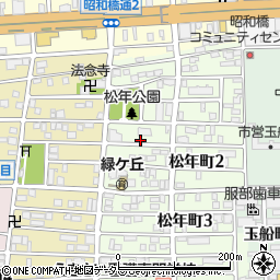 愛知県名古屋市中川区松年町2丁目14周辺の地図