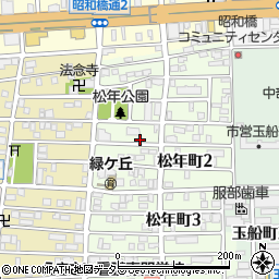 愛知県名古屋市中川区松年町2丁目15-2周辺の地図