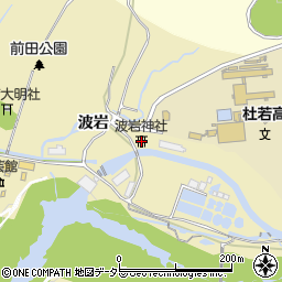 波岩神社周辺の地図