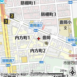 資生堂クリーニング本店周辺の地図