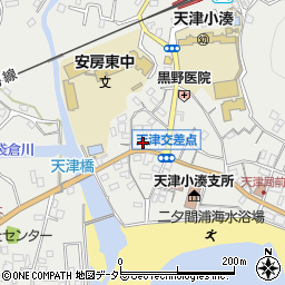千葉県鴨川市天津1087周辺の地図