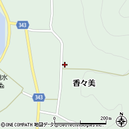 岡山県苫田郡鏡野町香々美465周辺の地図