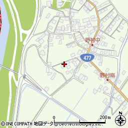 滋賀県近江八幡市野村町1047周辺の地図