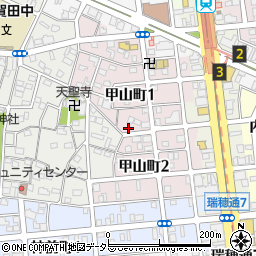 愛知県名古屋市瑞穂区甲山町1丁目83周辺の地図
