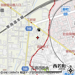 静岡県駿東郡長泉町下土狩108-24周辺の地図