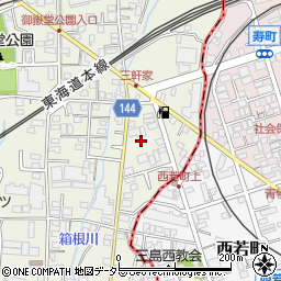 静岡県駿東郡長泉町下土狩108-16周辺の地図