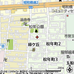 愛知県名古屋市中川区松年町2丁目14-2周辺の地図
