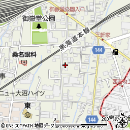 静岡県駿東郡長泉町下土狩192-1周辺の地図