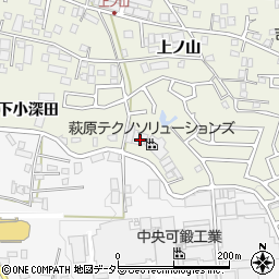 愛知県日進市浅田町下小深田周辺の地図