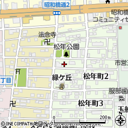 愛知県名古屋市中川区松年町2丁目14-6周辺の地図