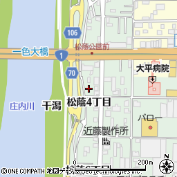 愛知県名古屋市中川区下之一色町松蔭４丁目4周辺の地図