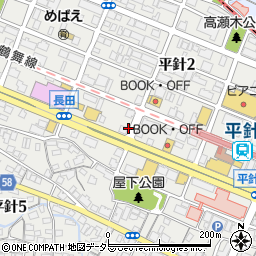 愛知県名古屋市天白区平針周辺の地図