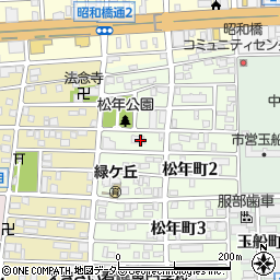 愛知県名古屋市中川区松年町2丁目8周辺の地図