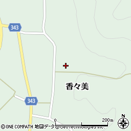 岡山県苫田郡鏡野町香々美486周辺の地図