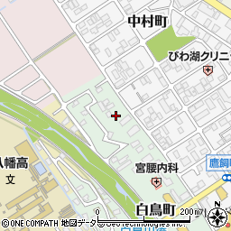 滋賀県近江八幡市白鳥町9周辺の地図