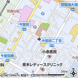 滋賀県大津市今堅田2丁目22-35周辺の地図