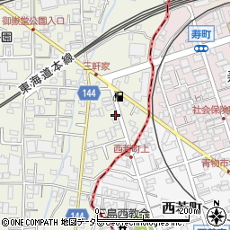 静岡県駿東郡長泉町下土狩108周辺の地図