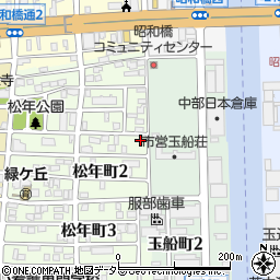 愛知県名古屋市中川区松年町2丁目2-1周辺の地図